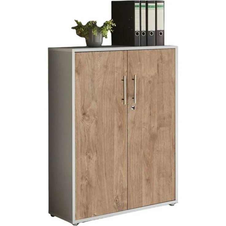 moebel-dich-auf Aktenschrank OFFICE EDITION (abschließbar, Metallgriffe, 3 Fächer) Made in Germany – Bild 3