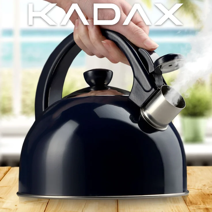 KADAX Induktionskessel Gas mit Pfeife 1,7 l traditionell – Bild 2
