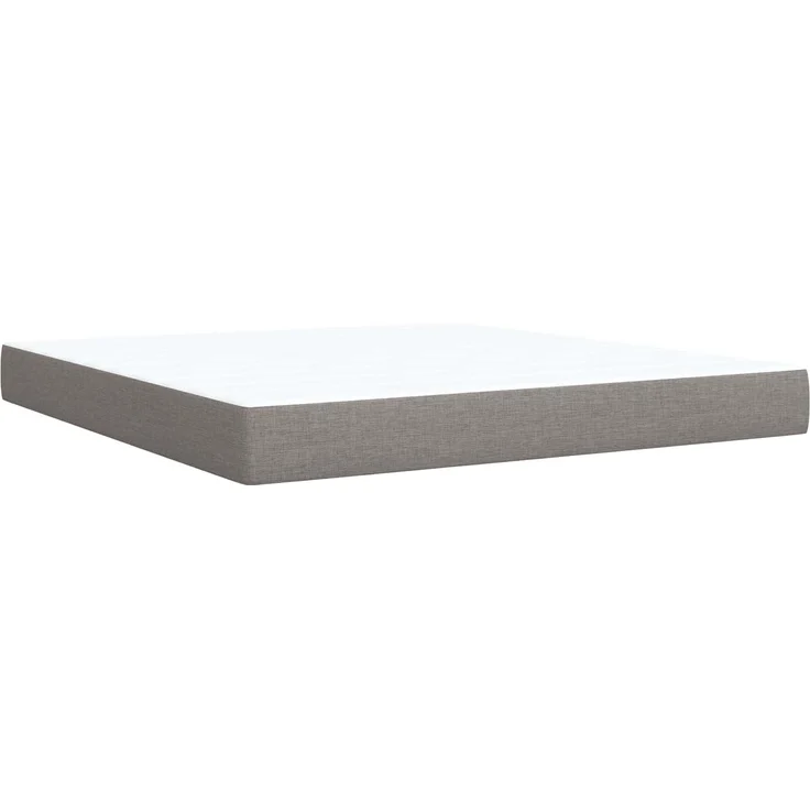 vidaXL Ottoman-Bett mit Matratze und LED Taupe 180 x 200 cm Stoff 3458011 – Bild 7