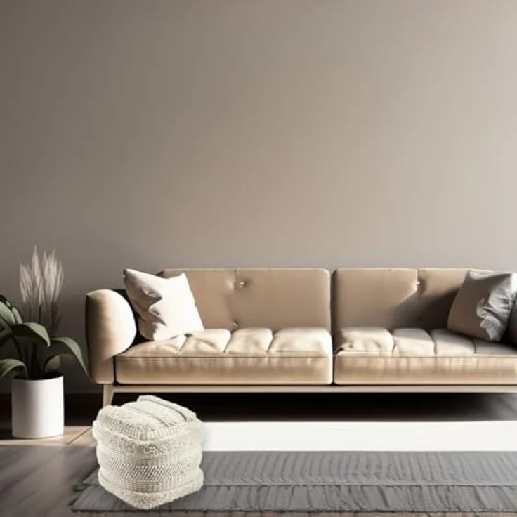 Kobolo Sitzwürfel Sitzpouf Pouf KARMA aus Baumwolle mit Muster (1 Stück) – Bild 2