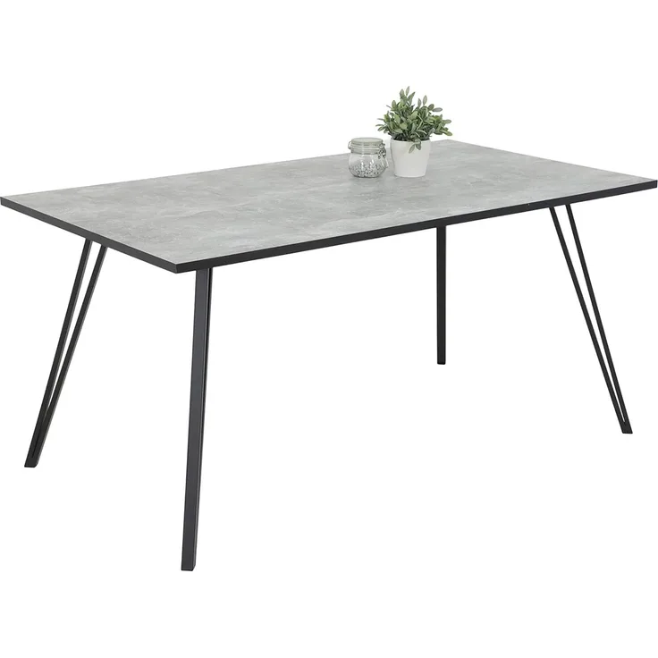 Esstisch Oksana - Betonoptik 160x90