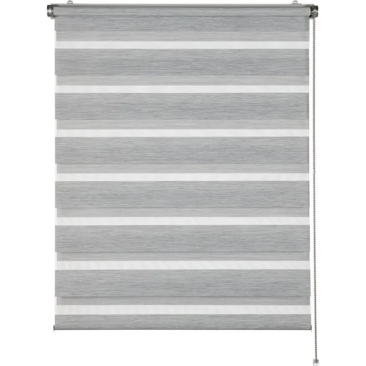 Doppelrollo Tilda, SCHÖNER WOHNEN-Kollektion, transparent, mit Bohren/ohne Bohren, freihängend, Klemmfix, geklemmt, silberne oder weiße Rollo-Technik