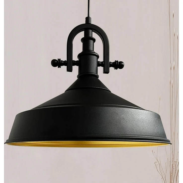 Bamyum Pendelleuchte Bamyum Pendelleuchte I Asletl-Marine l Ø41 cm E27 Metall Vintage Lampe, ohne Leuchtmittel – Bild 2