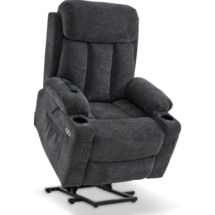 MCombo elektrische Aufstehhilfe Fernsehsessel Relaxsessel Stoff 7190DE