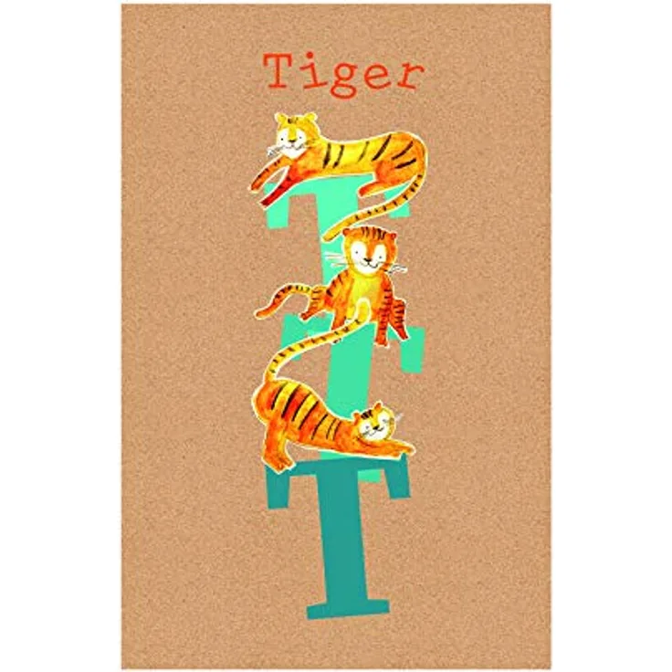 Komar ABC Animal T, Wandbild Poster für Kinderzimmer, 50 x 70 cm, hochwertiger Kunstdruck auf fotopapier, ohne Rahmen, MADE IN GERMANY