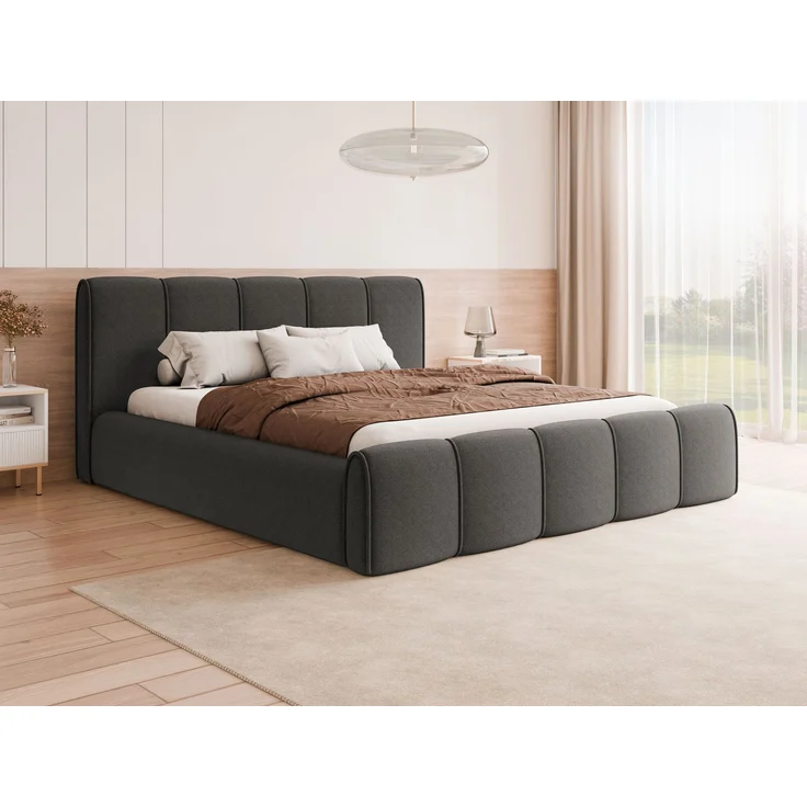 Polsterbett Lewis (Farbe: Kronos 22, Größe: 200x200) – Bild 2