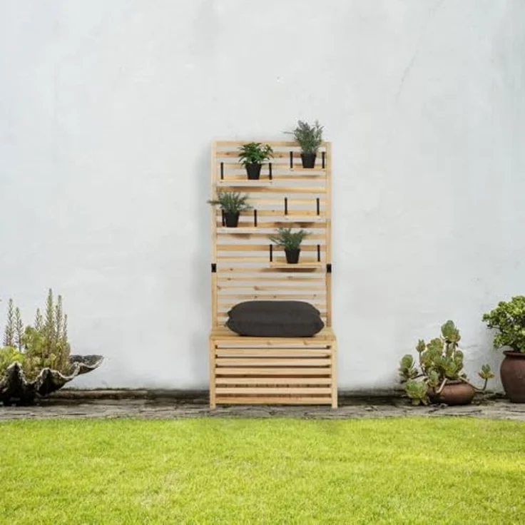 HOME DELUXE Sichtschutz-Bank mit Stauraum ORELIA – Bild 4
