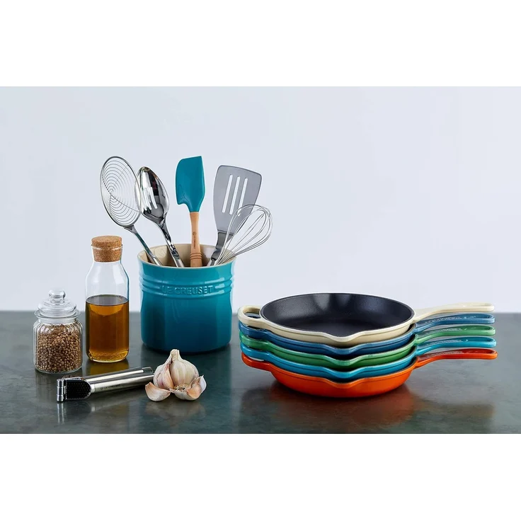 LE CREUSET Bratpfanne Brat- und Servierpfanne Signature rund meringue 30cm – Bild 7
