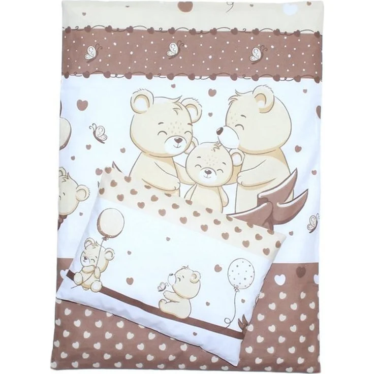 Primawela Babybettwäsche Kinderwagenset Baby Bettwäsche für Kinderwagen Bezüge Decke Kissen, 4 teilig – Bild 4