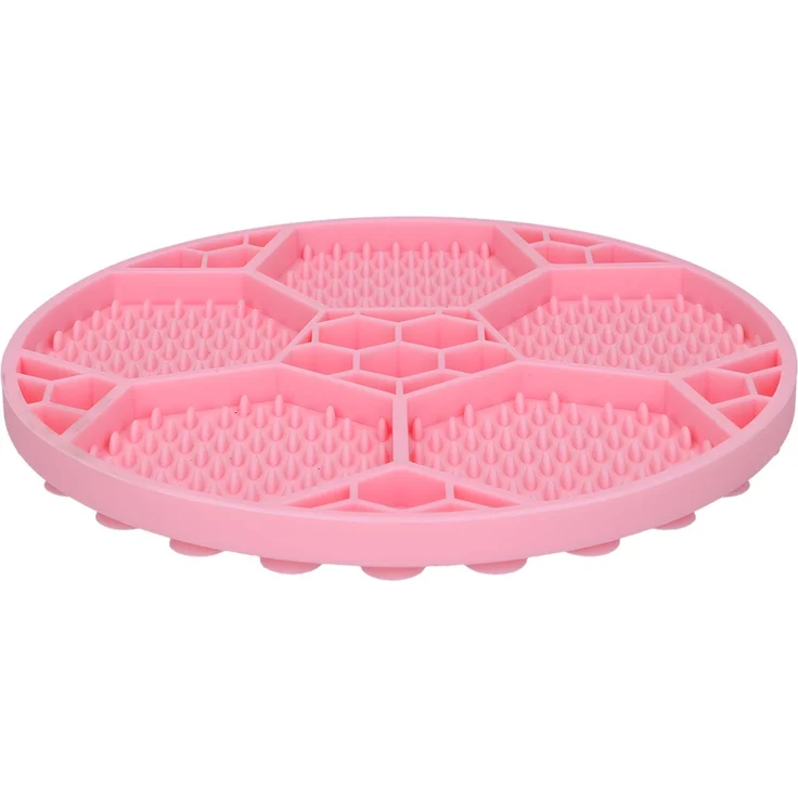 Eat Slow Live Longer Leckmatte Fußball rosa – Bild 3