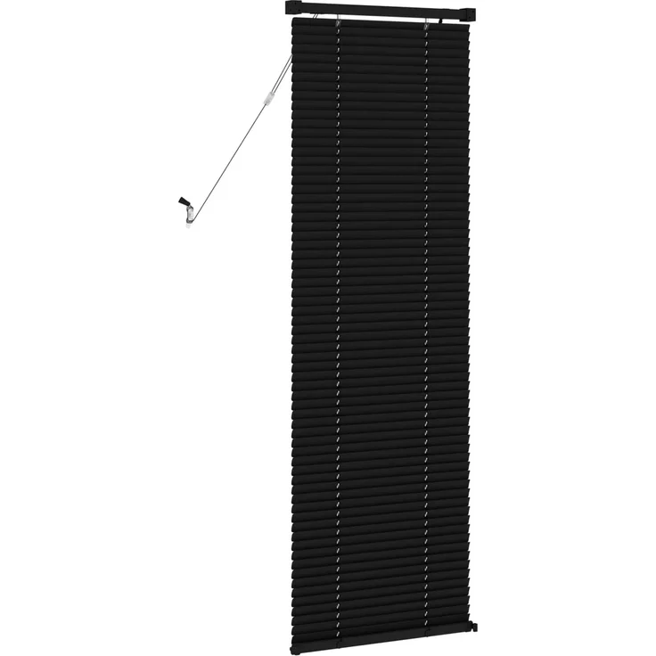 vidaXL Venezianische Jalousie Schwarz 150 x 60 cm 25 mm PVC 42003734 – Bild 6