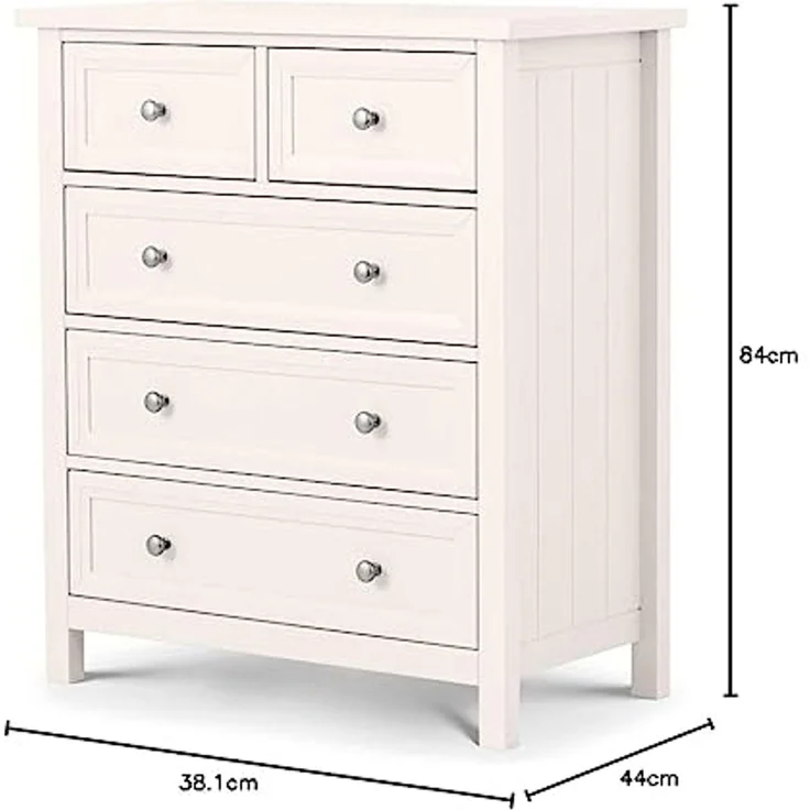 Julian Bowen Maine Kommode mit 3+2 Schubladen, Surfweiß – Bild 3