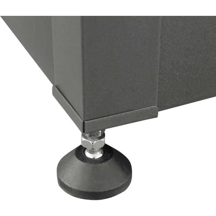 GFP PRIMEYARD® Gartenbox 182 x 84 x 72 cm Aufbewahrungsbox Auflagenbox Gartentruhe Metall anthrazit wasserdicht – Bild 6