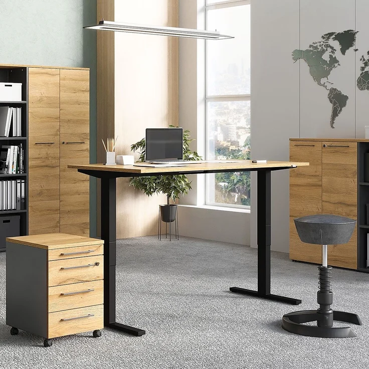 GERMANIA Bürokombination AGENDA BHT 312x120x88 cm bunt Komplett-Büro Büro – Bild 2