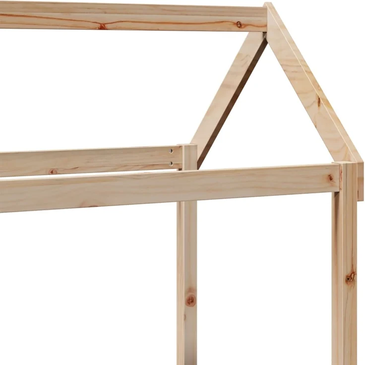 vidaXL Tagesbett mit Dach 80x200 cm Massivholz Kiefer 3282326 – Bild 8