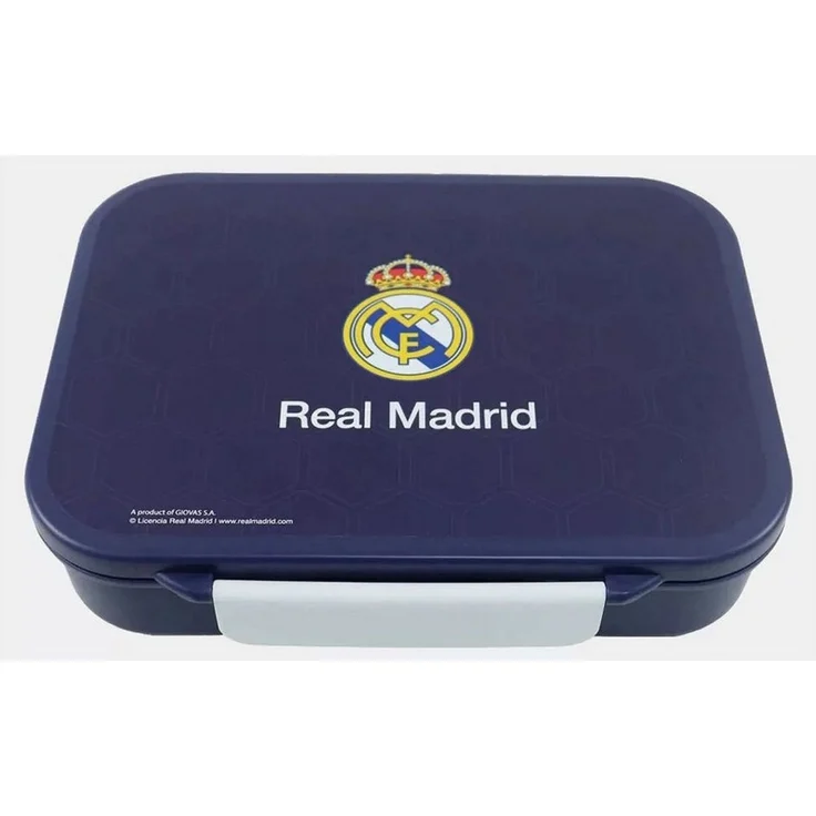 Real Madrid Lunchbox Real Madrid Blue Mehrkammerige Brotdose, Sandwichbox, Kunststoff, (1-tlg)