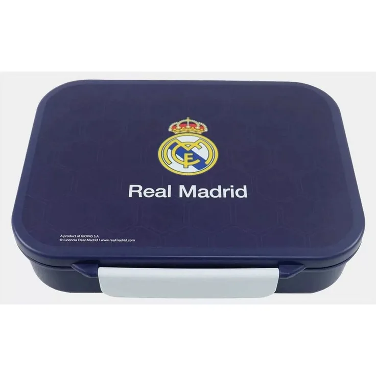 Real Madrid Lunchbox Real Madrid Blue Mehrkammerige Brotdose, Sandwichbox, Kunststoff, (1-tlg)
