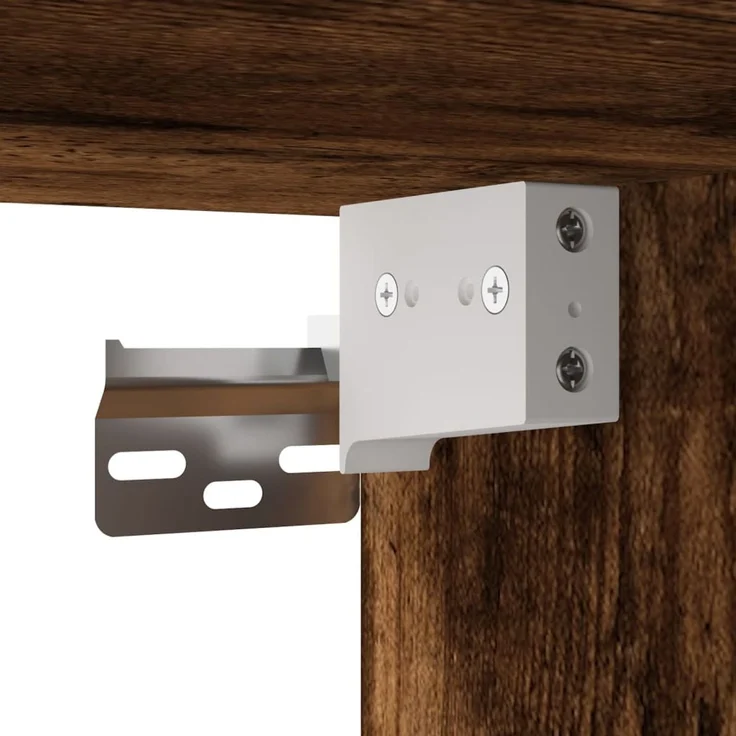TV-Wandschrank, Fernsehschrank Räuchereiche 100x30x26,5 cm Holzwerkstoff – Bild 6
