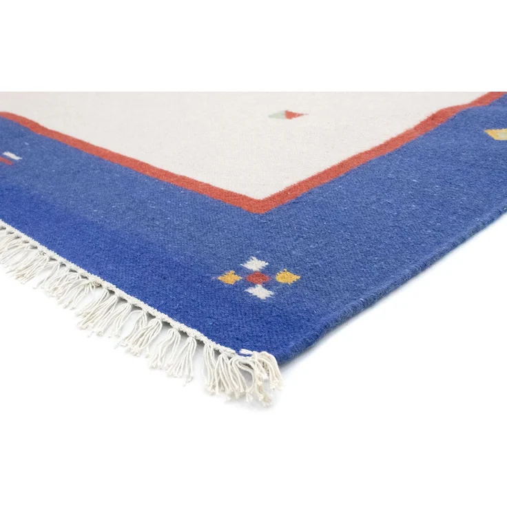 Kelim Teppich - Trendy 300x200 cm - beige – Bild 2