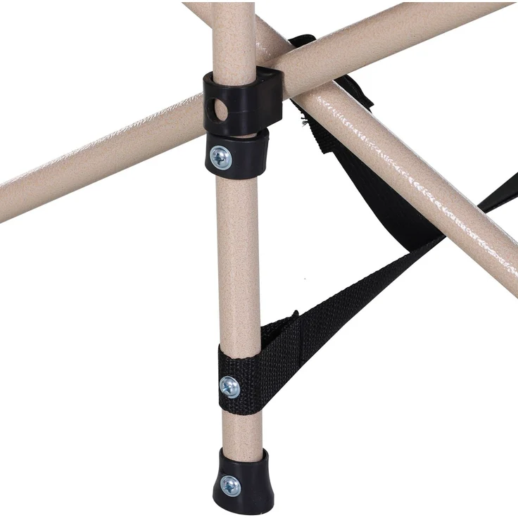 Klappbares Feldbett, Liegefläche 68×190 cm, erhöhte Liegehöhe, Blau, ohne Matratze – Bild 5