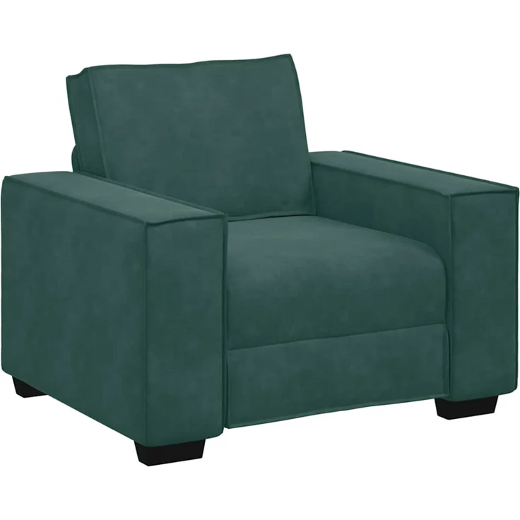 vidaXL Sessel Dunkelgrün 100x78x84 cm Samt 4105002 – Bild 1