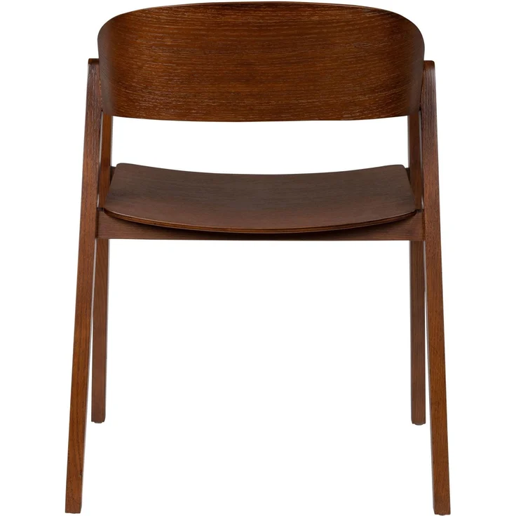 DutchBone Esszimmerstuhl Westlake 2er-Set, Walnuss aus Eichenholz Braun 58x52x76 cm – Bild 5