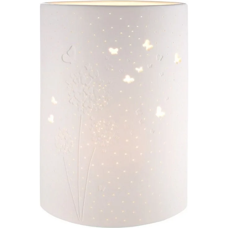 GILDE Tischleuchte GILDE Lampe Pusteblume - weiß - H. 28,5cm x B. 18cm – Bild 5