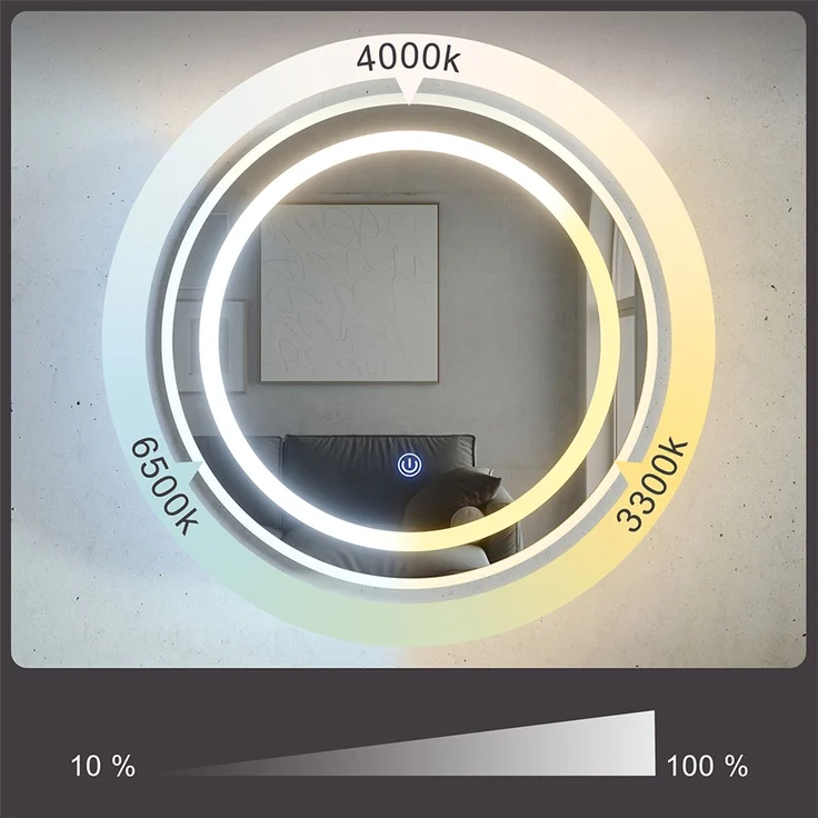 Badspiegelschrank Silva Weiß 50 x 50 cm mit 5 Aufbewahrungsfächern Vicco – Bild 5