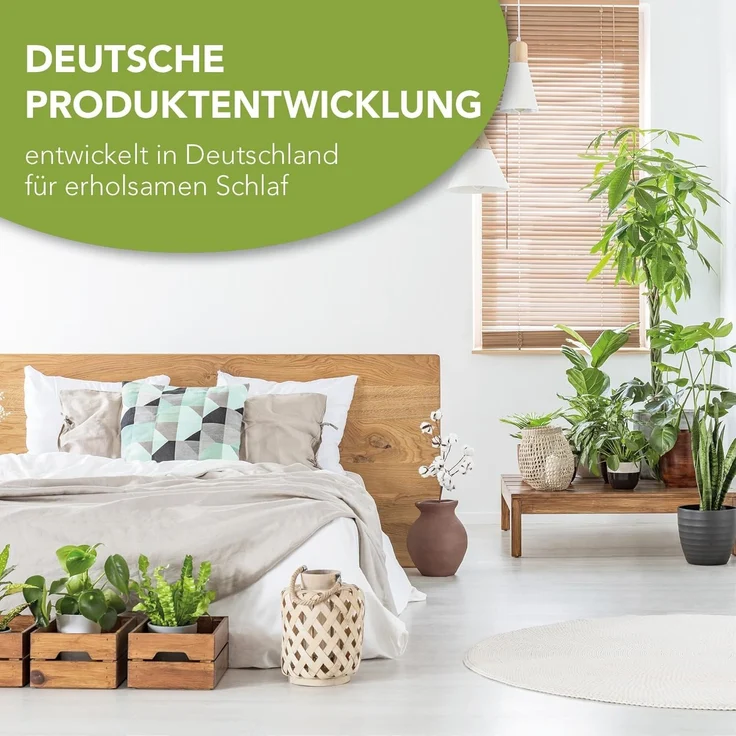 DREAMSTAR Ergo Flex XXL Duo I ergonomische 7-Zonen Kaltschaummatratze I 22 cm hoch I Öko-Tex Zertifiziert I Härtegrad 2 und 3 I 90x190 cm – Bild 6