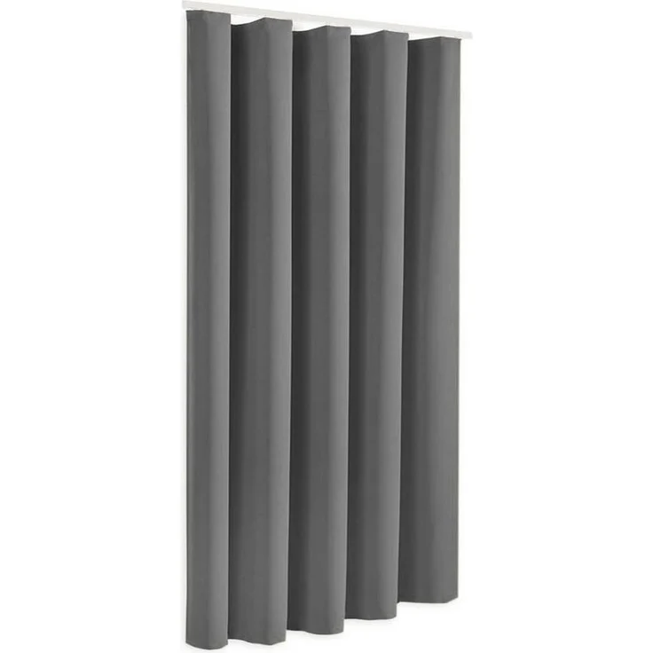 Clever-Kauf-24 Verdunkelungsvorhang Verdunkelungsvorhang Thermovorhang Sopran grau, Kräuselband (1 St), verdunkelnd – Bild 5