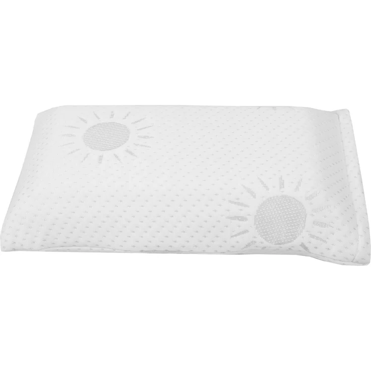Kopfkissen mit Memory Foam und abnehmbaren Bezug, Nackenkissen / Reisekissen in 42x23cm – Bild 6