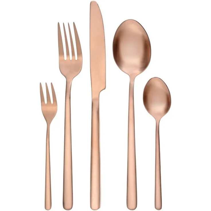 Tafelbesteck 10-teilig Edelstahl matt, Serie Rom