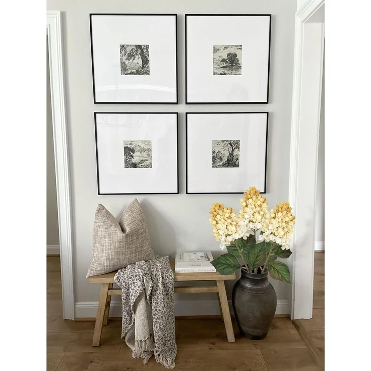 3er Set Künstliche Hortensien Kunstblumen 73CM Weiße Rispenhortensie – Bild 5