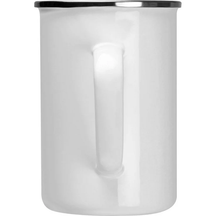 Macma Tasse Emaille Tasse / Füllvermögen: 550ml / Farbe: weiß – Bild 3