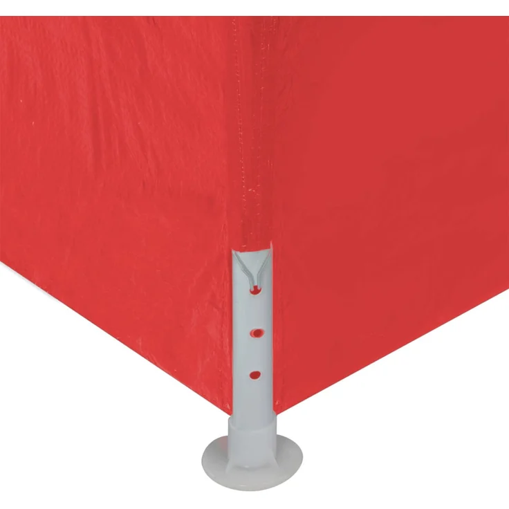 vidaXL Party-Zelt 1200 x 300 x 255 cm Rot PE und Stahl 42033002 – Bild 6