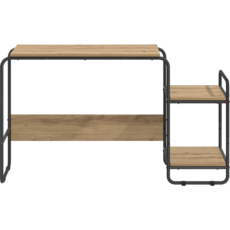 vidaXL Schreibtisch mit Stauraum Artisan-Eiche 131,5 x 50 x 75,5 cm 8008055 – Bild 3