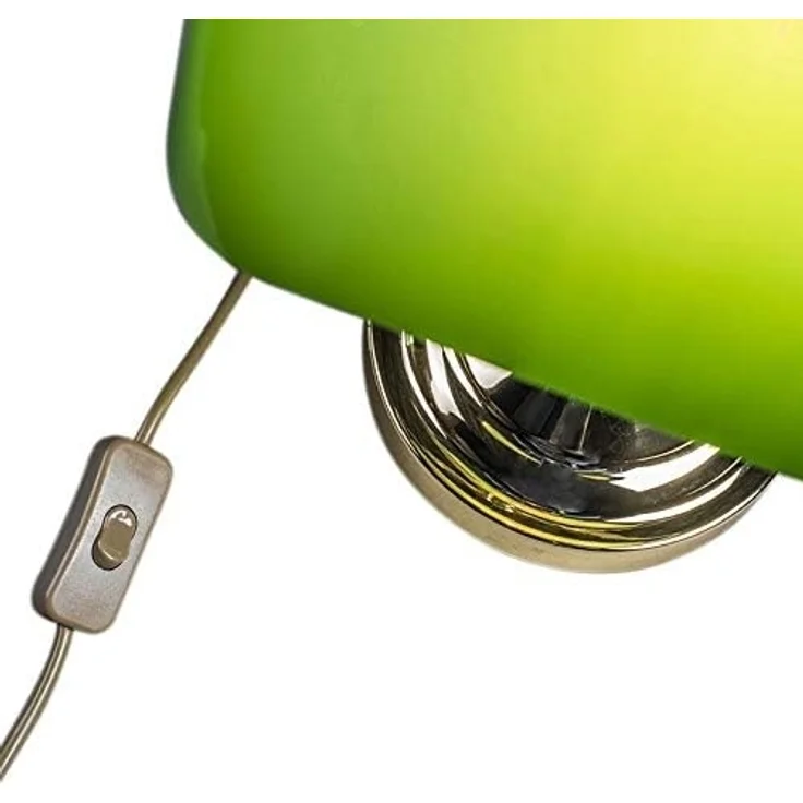 Qazqa Tischleuchte Banker, ohne Leuchtmittel, E27, Grün, Retro, Stahl, 1-flammig – Bild 5