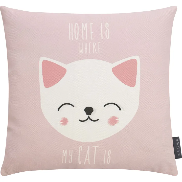 MAGMA Kissen CATS & DOGS BH 40x40 cm bunt Dekokissen