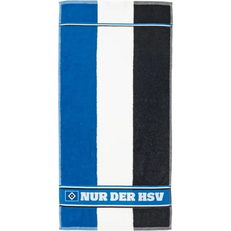 VertriebsArena GmbH Handtuch HSV Handtuch Blockstreifen GOTS – Bild 1