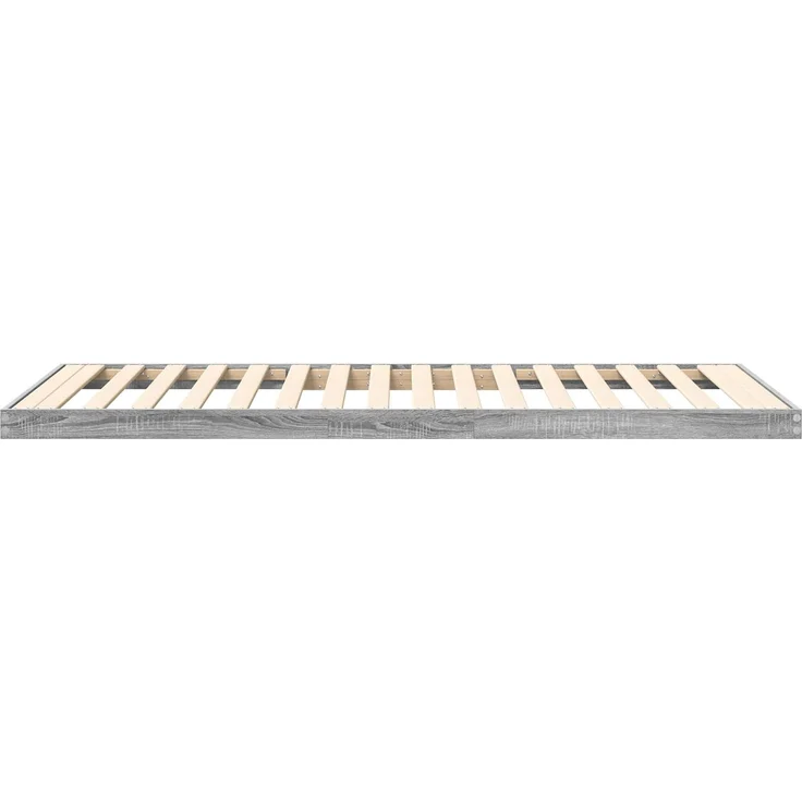 vidaXL Bodenbettrahmen, Holz Grau Sonoma, 71,5x190 cm – Bild 6
