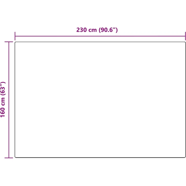 vidaXL Kunstschaffell Teppich Tafalla Anthrazit 160 x 230 cm Polyester 42021594 – Bild 9