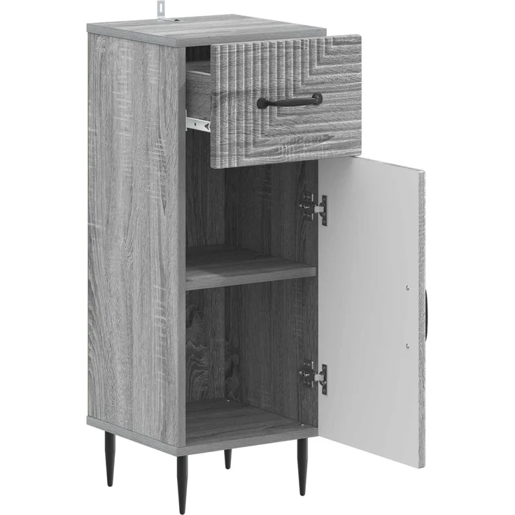 vidaXL Badezimmer Aufbewahrungsschrank HAARLEM Sonoma-Grau 896831 – Bild 2