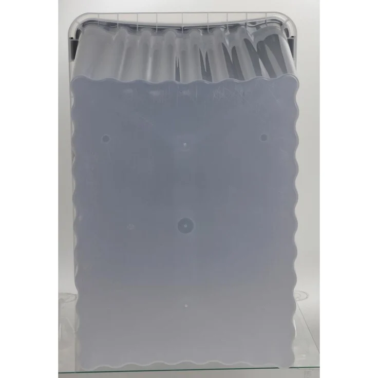 7x Wellenboxen 88L 60x45x45cm Deckel Transparent Aufbewahrung Spielzeugkiste – Bild 9