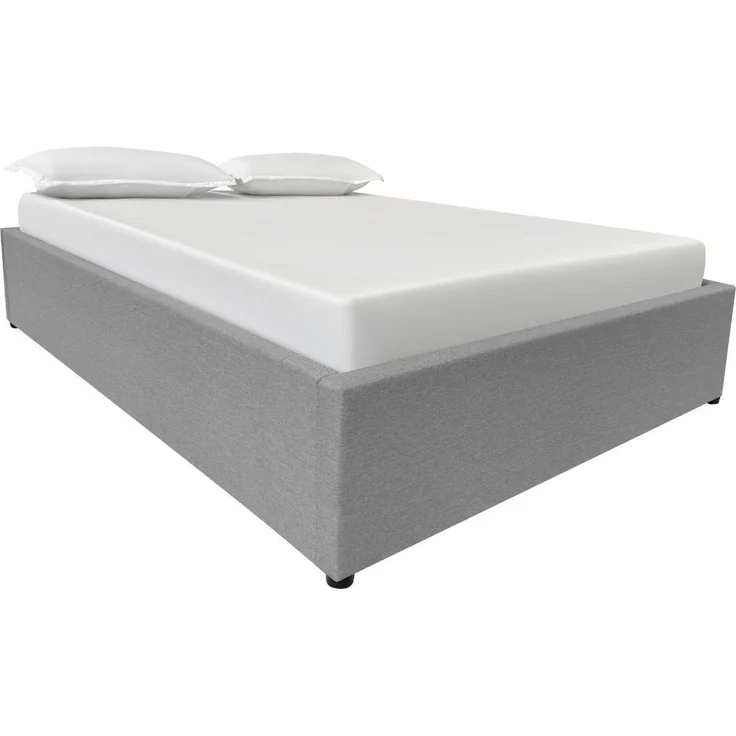 Casâme 'ALBA' Kastenbett 140x190 cm - Stoff Grau - Grau – Bild 6