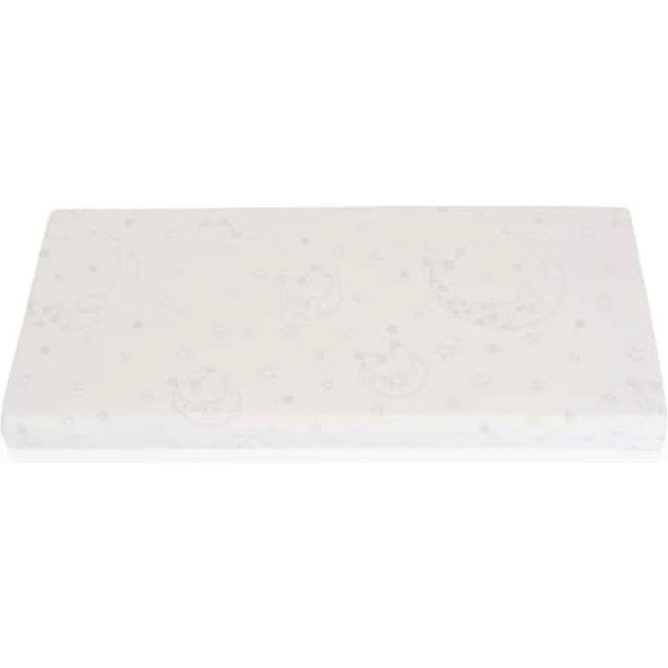 Moni Babybett-Martratze Snooze 140 x 70 x 10cm Reißverschluss waschbar ab Geburt weiß – Bild 3