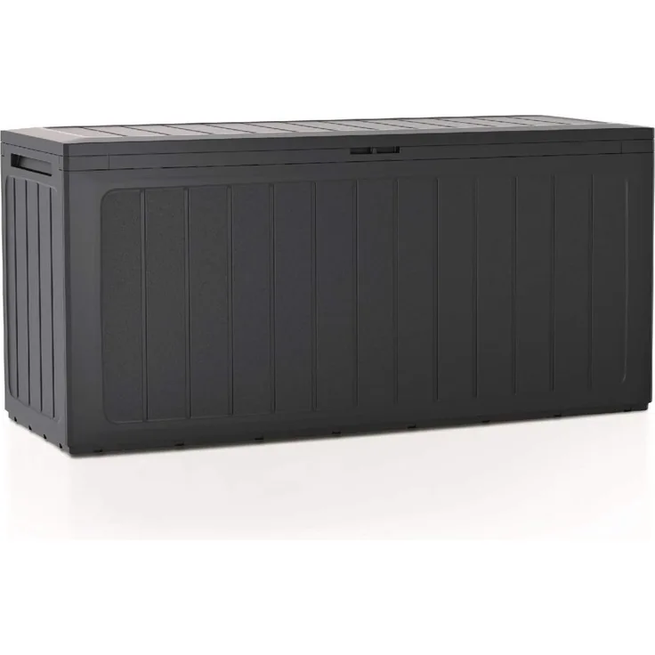 280 Liter Gartenbox Prosperplast Boardebox aus Kunststoff in der Farbe Anthrazit 116 x 43,3 x 55 cm