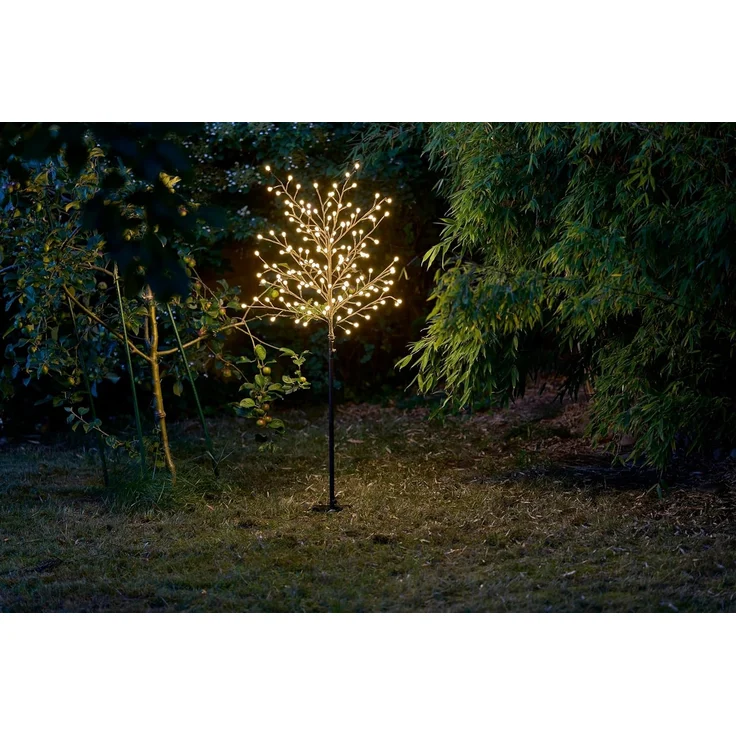 Northpoint LED Baum LED Baum 150 LEDs Timer 6h On 18h Off Mit Kabel Heringe – Bild 3