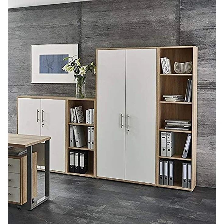 BMG Möbel Aktenschrank Office Edition 4 (Schrankwand Set, 4tlg) abschließbar, matt oder Hochglanz lackiert – Bild 6