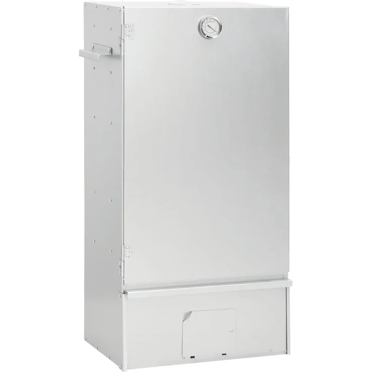 vidaXL Räucherofen mit Kaltrauchgenerator, Verzinkter Stahl, 44,5 x 29 x 83 cm, 15.32 kg, ohne Glasfenster – Bild 3