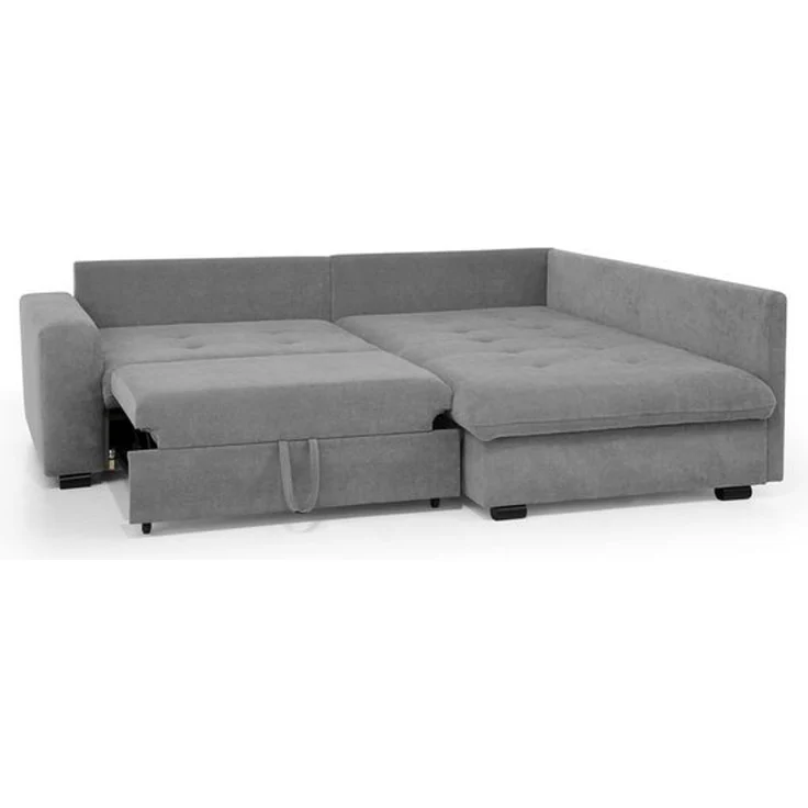 Beautysofa Ecksofa RAMO mit Schlaffunktion 160x200 cm, im Set mit Topper – Bild 4